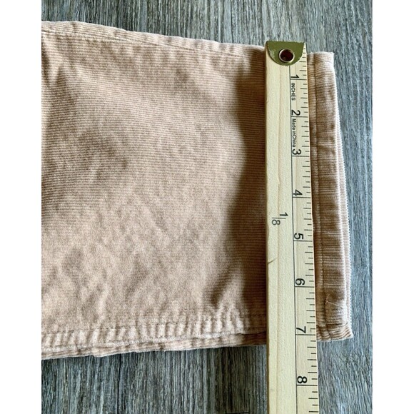 Everlane Baby Cord Cheeky Crop Soft Blush Peach Corduroy Stretch Pants Women 32 - Picture 9 of 10